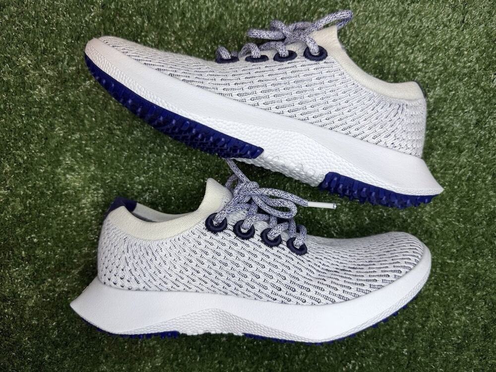 Allbirds Tree Dasher 2 Women's Running Sneakers Blue/White, Size 7